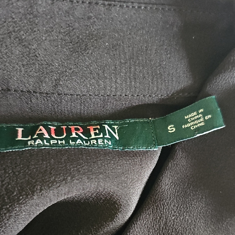 Lauren Ralph Lauren Black Dress Shirt - Picture 6 of 7